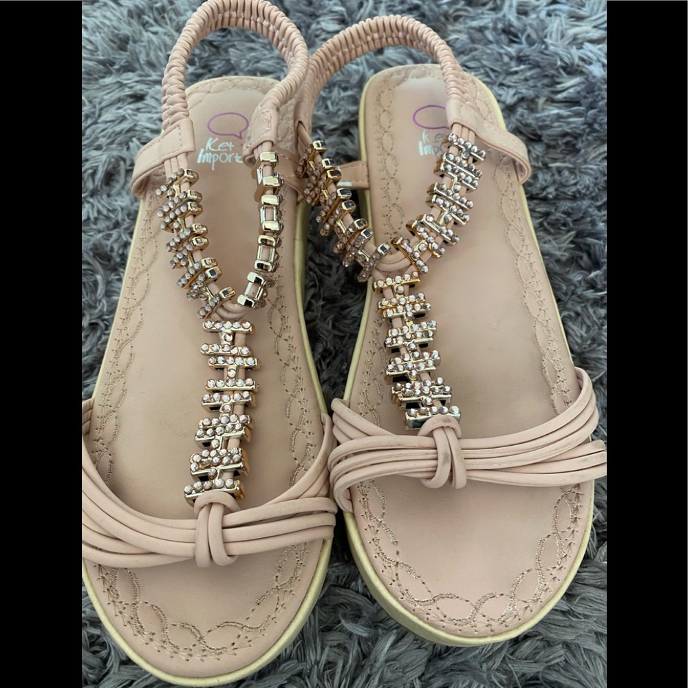 Wedge heels sandal